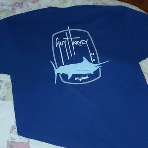 Guy Harvey Classic Fit T Shirt w Logo front&back